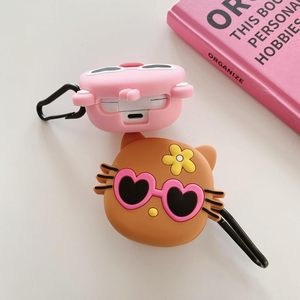 Coque de protection personnalisée en silicone et caoutchouc pour écouteurs, motif chat Kitty, chat, dessin animé 3D, pour <span class=keywords><strong>Samsung</strong></span> Galaxy Buds <span class=keywords><strong>2</strong></span> <span class=keywords><strong>pro</strong></span>, étui Live FE - Product Image 5