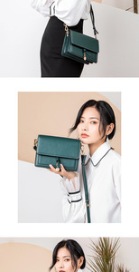 Sac à bandoulière pour femme en cuir véritable de haute qualité, sac à main élégant et tendance, sacoche bandoulière pour femme, vente en gros d'usine - Product Image 5