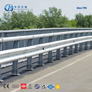 Barriere per veicoli di sicurezza in acciaio zincato barriera per auto con parapetto con travi e barriere di sicurezza del traffico - Product Image 3