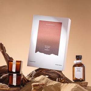 Scatola regalo di <span class=keywords><strong>candela</strong></span> profumata per aromaterapia di lusso fatto a mano per interni <span class=keywords><strong>diffusore</strong></span> di olio essenziale personalizzato di lunga durata per il ringraziamento - Product Image 2