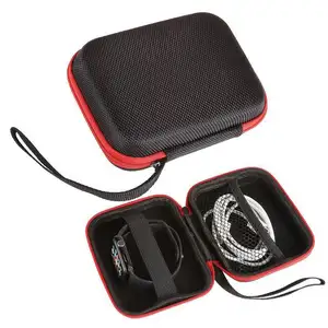 Pelindung Tahan Air EVA Cangkang Keras Alat Penyimpanan Carry Case HDD Power Bank Zipper Case