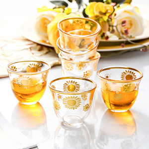 Middle Eastern Style Glass Coffee and Tea <b>Cup</b> <b>Set</b> Arabic Tea <b>Cup</b> <b>Set</b> of 12 Pieces - Product Image 2