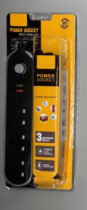 <span class=keywords><strong>Regleta</strong></span> de Enchufes Universal de Alta Calidad con Protección de Seguridad, 2 Puertos USB y 1 Puerto Tipo-C para Carga, con Interruptor - Product Image 5