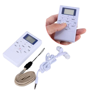 Radio Digital Estéreo FM Mini Portátil con Pantalla LCD para Senderismo, Correr, Trotar, Incluye Auriculares - Product Image 2
