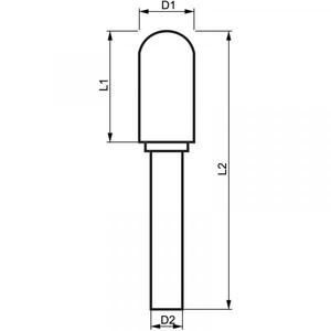 FERVI - C16DC6 Diamond cut <b>rotary</b> burrs CxDC - EAN 8012667356972 POWER <b>TOOLS</b> <b>ACCESSORIES</b> <b>ACCESSORIES</b> FOR ROUTERS - Product Image 2