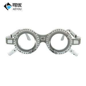 Montura de Prueba Keyou de 60 mm con Distancia Pupilar Fija, Patillas Ajustables, Montura Ultraligera para Examen Ocular, Examen de Agudeza Visual - Product Image 1