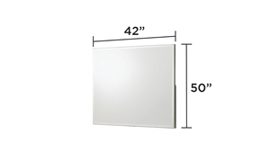 Modern Style 5 Pc Queen Bedroom Set with <b>Convertible</b> LED Headboard Made with Wood in White for Hotel Use - Product Image 4