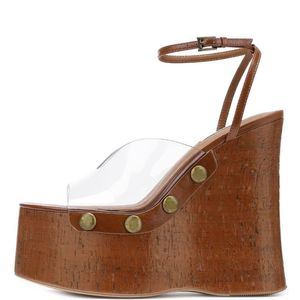 Ankle Strappy Sandalias Planas Outdoor Wedge Platform Slipper Sepatu Women Shoes Summer <b>Sandals</b> - Product Image 2