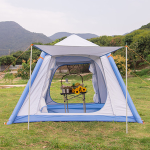 Carpa Inflable para Acampar, Carpa Grande, Refugio Portátil Inflable para Exteriores, Resistente a los Rayos UV, Impermeable, <span class=keywords><strong>Casa</strong></span> de Glamping Familiar - Product Image 6