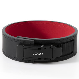 Cinturón de Gimnasio de Cuero Vacuno con Logotipo Personalizado al por Mayor para Hombres, Soporte Lumbar para Fitness, Levantamiento de Pesas y Powerlifting - Product Image 4