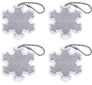 올빼미 모양 반사판 마이크로 프리즘 키 체인 반사 걸이 하드 PMMA 반사판 안전 하드 반사 태그 - Product Image 2