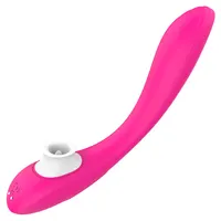 S-HANDE Oplaadbare 9 Trillingen Waterdichte Siliconen Clitoris Kut Tepel Borst Sucker Zuigen Vibrator Sex Toys