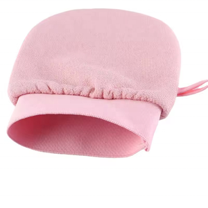 Guante exfoliante corporal tradicional de viscosa vegana 100% <span class=keywords><strong>para</strong></span> eliminación de autobronceado, guante exfoliante Premium <span class=keywords><strong>para</strong></span> el cuerpo - Product Image 3