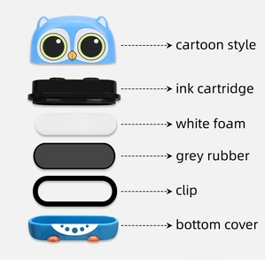 Sellos de Tinta Personalizados con Diseño Nuevo <span class=keywords><strong>para</strong></span> Ropa de Niños y Bebés, Sellos de Nombre <span class=keywords><strong>para</strong></span> <span class=keywords><strong>Tela</strong></span>, Sellos de Juguete - Product Image 2