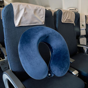 एर्गोनोमिक एडजस्टेबल एंटी-स्नॉर्रिंग यू-आकार यात्रा गर्दन तकिया मेमोरी फोम समर्थन लाइटवेट (<0.5 किलो) वाशेबल तकिए - Product Image 4