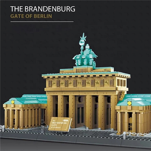 Juegos de bloques de construcción de partículas pequeñas para PC, modelo de juguete, decoración del hogar, puerta de Berlín Brandeburgo, juguetes de ladrillo, edificios famosos, lugar escénico - Product Image 2