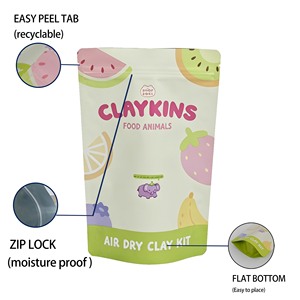 Bolsa de Embalaje Personalizada con Cierre y Ventana Transparente para Dulces, Gomitas y Caramelos - Product Image 2