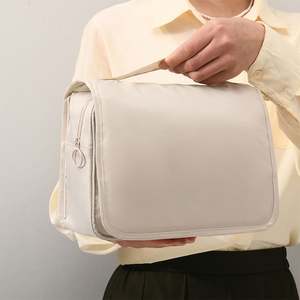 OEM Large Capacity <b>Toiletries</b> Storage Makeup <b>Bag</b> Compartments Quilted <b>Travel</b> Cosmetic Makeup <b>Bag</b> Organizer Portable Women <b>Bag</b> - Product Image 1