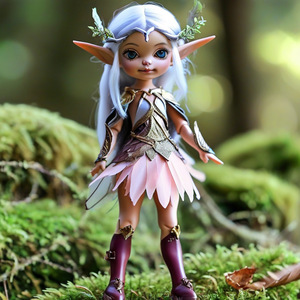 Muñeca Elfa del Bosque de Fantasía, 15-30 cm, Juguete de Plástico Miniatura de Dibujos Animados para Niñas de 8 a 13 Años - Product Image 5