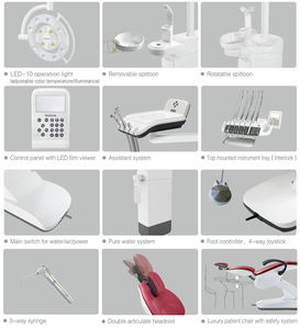 <strong>High</strong> <strong>Quality</strong> D580 Suntem <strong>Dental</strong> <strong>Unit</strong> <strong>Chair</strong> for Teeth Implant - Product Image 6