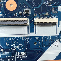 Carte mère pour ordinateur portable Lenovo ThinkPad E14 E15, avec processeur I7-10710U, Radeon RX 640, GPU 2G, FRU 5B20W77241, NM-C421, DDR4