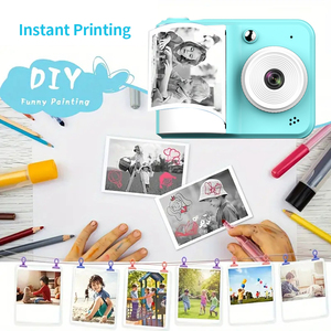 Kamera instan hadiah ulang tahun anak laki-laki perempuan, mainan Video fotografi Digital foto <span class=keywords><strong>Printer</strong></span> termal Mini untuk anak laki-laki dan perempuan - Product Image 6