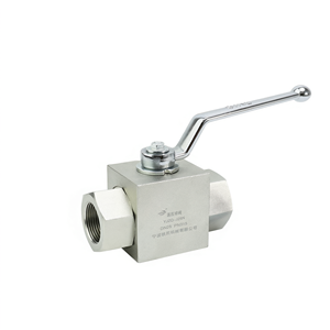 Vanne à bille haute pression YJZQ-J25N en acier au carbone, filetage interne DN25 PN315, système hydraulique - Product Image 1