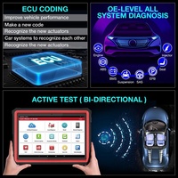 Lecteur de code de diagnostic automobile X431 PRO3S+, programmation ECU, outil de diagnostic complet du système du véhicule, outil de diagnostic OBD2