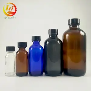 1 Oz Bakelite Screw Cap 30 Ml Boston Glass Amber Bottle 30ml Phenolic 20-400 Lid With Polycone Liner Lined
