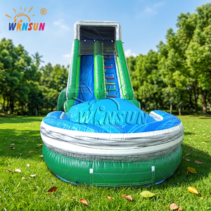Toboggan aquatique gonflable WINSUN en PVC coloré, personnalisable, pour parc aquatique - Product Image 1