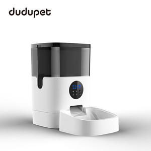 Comedero Inteligente para Mascotas Dudupet de 4L con Control por Aplicación WiFi, Comedero Automático para Perros y Gatos, Desmontable, Redondeado, Blanco - Product Image 1