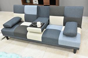 Sofá <span class=keywords><strong>Cama</strong></span> Plegable en Forma de L de Tela Moderna Best Candy, 3 Plazas, con Almacenamiento, de Guangdong - Product Image 2