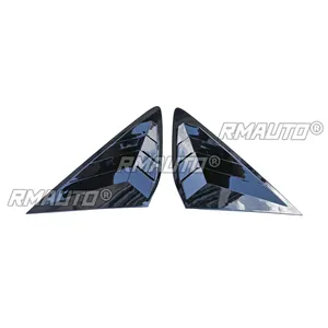 For Honda Accord 11th Gen 2023-2024 Body Kit Car Side Rear <b>Window</b> Louver Shutter <b>Cover</b> Carbon Fiber Look Car Accessories - Product Image 6