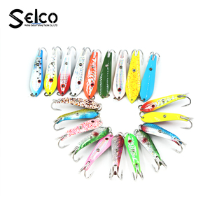Cuchara de pesca con señuelo de Metal en forma de calamar de 5cm de alta calidad <span class=keywords><strong>Selco</strong></span> para curricán de mar y pesca en barco en Río Jigging cebo duro - Product Image 4