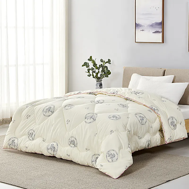 Úc Chất lượng cao len Comforter mà không có mùi tinh khiết len Comforter bông Comforter dày ấm áp