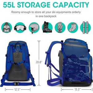 Free sample Factory Expert Personalization Sporty Outdoor Snow <b>Roller</b> <b>Bag</b> Packs for snowboarding Equipment - Product Image 3