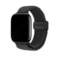 Bracelet en nylon HUANLONG pour Apple Watch Ultra 2 44mm 42mm 46mm 45mm 49mm Series 9 10 8 7 6 SE 5, boucle à ardillon, design Sport Loop