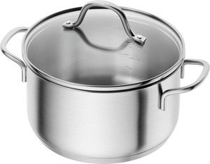 ty-Kitchenware Premium Tri-Ply Stainless Steel Cookware <b>Set</b> with Mirror Polish and Glass Lid - Product Image 3