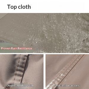 HOUMU Pavillon romain en chaume durable et imperméable, grand espace, auvent en tissu Oxford pour le camping en plein air et les rassemblements <span class=keywords><strong>de</strong></span> groupe - Product Image 2