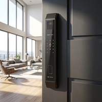 Cerradura Inteligente Digital con Huella Dactilar de China, Compatible con Red WiFi, para Puertas de Aluminio, Madera y Acero, con Opción de Almacenamiento de Datos en Tarjeta de Memoria