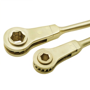 Utilidad antimagnetismo precio de fábrica berilio bronce 17 ~ 36mm Llave de trinquete antichispas <span class=keywords><strong>para</strong></span> apretar/aflojar pernos - Product Image 6