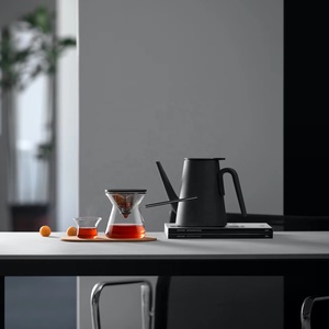 Волшебное колдовство заколдованный стеклянный чайник с сетчатым фильтром кофейный чай заварочный офисный набор черный стеклянный чайник - Product Image 6