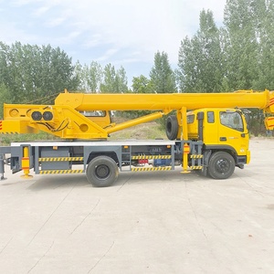 Cần cẩu ô tô nhỏ hạng nặng cần cẩu xe tải di động thủy lực với hộp số và động cơ 160 HP Chiều cao nâng 31m - Product Image 3