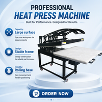 Mesin Press Panas Kaos Maiji Baru Harga Terjangkau 80x100cm Semi-Otomatis Sublimasi Pakaian |   Usaha Kecil |   Paket Gratis Ongkir