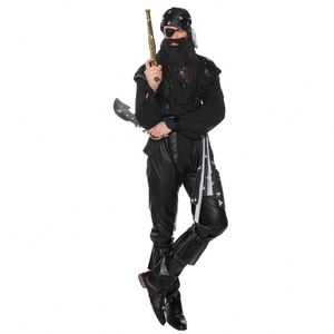 Nuevo Diseño de Disfraz de Halloween para Hombre, Disfraz Medieval Negro de Película, Ropa de Mascarada para Hombre, Disfraces de Pirata - Product Image 6