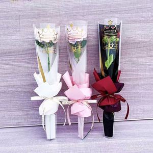 โรงงานผลิตถุงพลาสติก OPP แบบดอกไม้เดี่ยวสไตล์ควีน  เสนอราคาขายส่งลดพิเศษ - Product Image 2