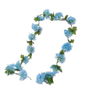 Unique Artificial Cherry Blossom <b>Vines</b> Peony Style Wall Hanging Wedding Decor Deep Pink Rose Red Blue White Champagne <b>Light</b> Pink - Product Image 5