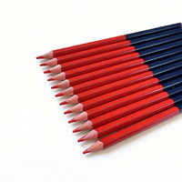 Vente directe d'usine Crayons de couleur en bois double face de forme triangulaire de 7 pouces Emballage personnalisé avec logo pour la certification EN71