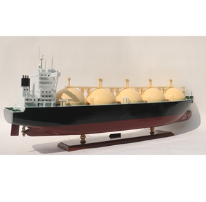 Modèle de navire de transport de gaz avancé - CARGO-GAZ - Modèles de navires en bois faits à la main, écologiques et modernes, provenant du Vietnam - Product Image 1
