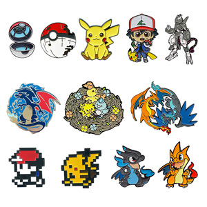 Broche de Pokémon estilo japonés, accesorio de mochila con insignia de disfraz de elfo de Pokémon de anime de dibujos animados - Product Image 1
